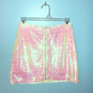 Obey Kool Thing Sequin Skirt